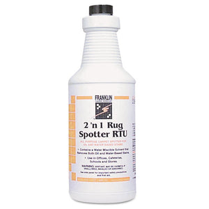 2 'n 1 Rug Spotter Rtu, Light Floral Scent, Liquid, 1 Qt. Bottle, 12-carton