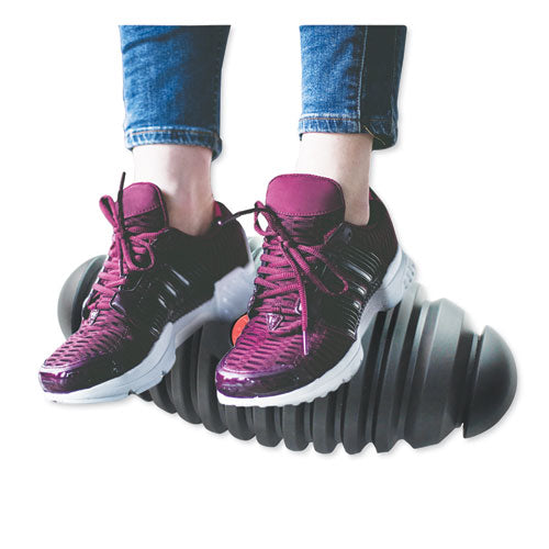 Afs-tex Dynamic Foot Rest, 16w X 7d X 7h, Black