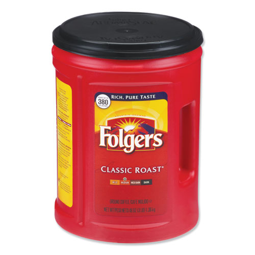 Coffee, Classic Roast, 48 Oz Canister, 6-carton