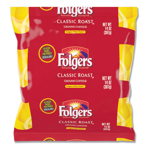Coffee Filter Packs, Classic Roast, 1.4 Oz Pack, 40-carton