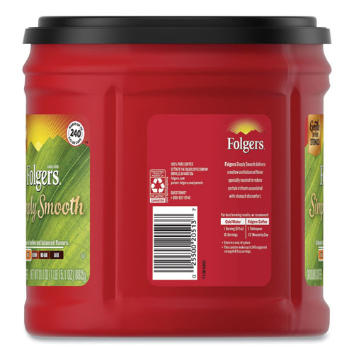Country Roast Coffee, Country Roast, 25.1 Oz Canister, 6-carton