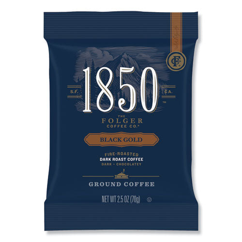Coffee Fraction Packs, Black Gold, Dark Roast, 2.5 Oz Pack, 24 Packs-carton