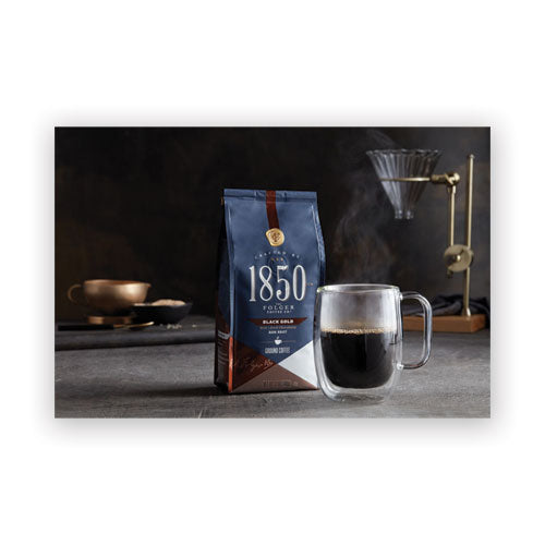 Coffee, Black Gold, Dark Roast, Ground, 12 Oz Bag, 6-carton
