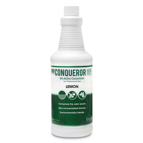 Bio Conqueror 105 Enzymatic Odor Counteractant Concentrate, Mango, 32 Oz, 12-carton