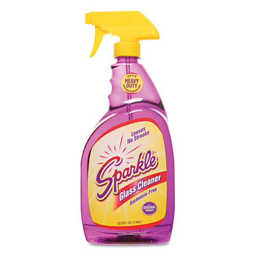 Glass Cleaner, 33.8oz Spray Bottle, 12-carton
