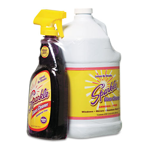 Glass Cleaner, 33.8oz Spray Bottle