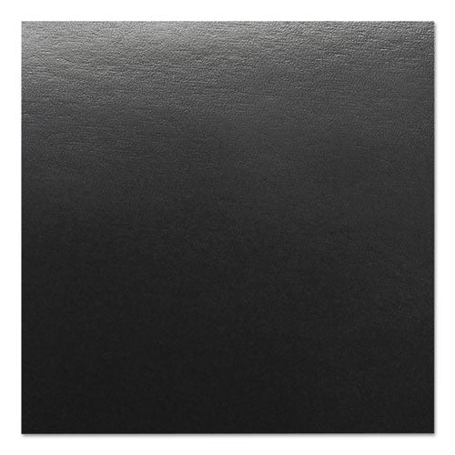 Leather Look Presentation Covers For Binding Systems, 11.25 X 8.75, Black, 100 Sets-box