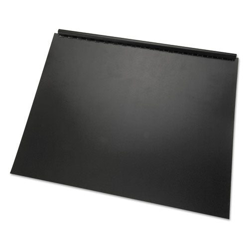 100% Recycled Poly Binding Cover, 11 X 8 1-2, Black, 25-pack