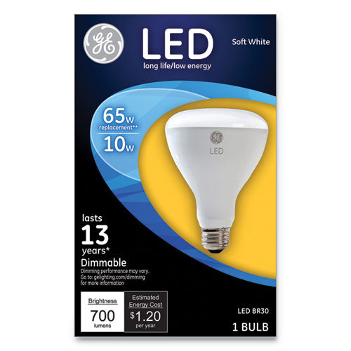 Led Br30 Dimmable Soft White Flood Light Bulb, 10 W