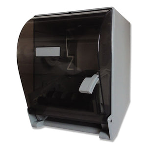 Lever Action Roll Towel Dispenser, 11 1-4" X 9 1-2" X 14 3-8", Transparent