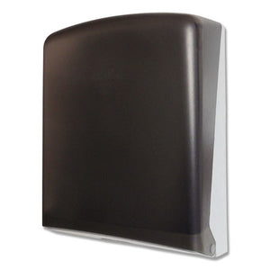 Folded Towel Dispenser, 11" X 4 1-2" X 14", Smoke