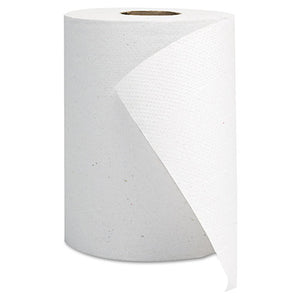 Hardwound Roll Towels, White, 8" X 350 Ft, 12 Rolls-carton