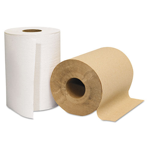 Hardwound Roll Towels, Natural, 8" X 350ft, 12 Rolls-carton