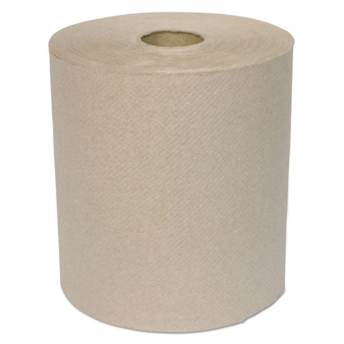 Hardwound Roll Towels, 1-ply, Kraft, 8" X 700 Ft, 6-carton