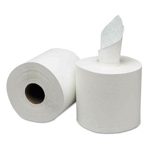 Center-pull Paper Towels, 8w X 10l, White, 600-roll, 6 Rolls-carton