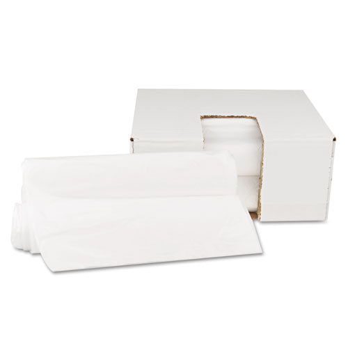 High Density Can Liners, 10 Gal, 6 Microns, 24" X 23", Natural, 1,000-carton