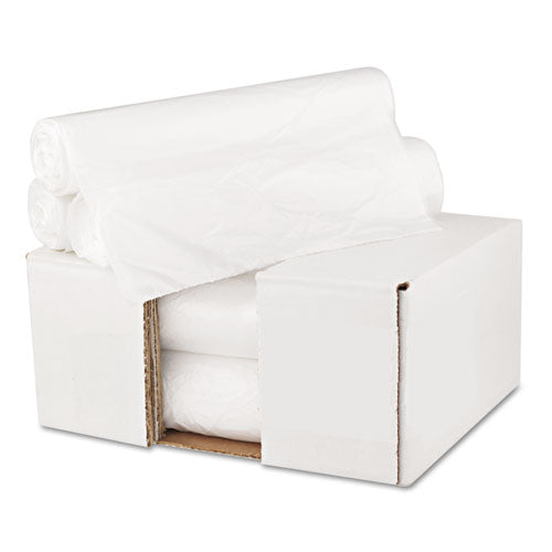 High Density Can Liners, 10 Gal, 6 Microns, 24" X 23", Natural, 1,000-carton