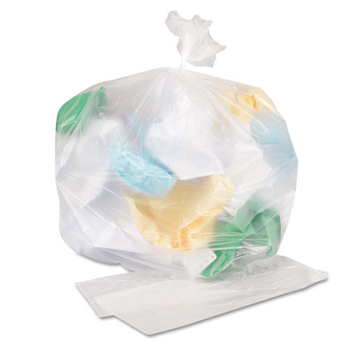High Density Can Liners, 16 Gal, 7 Microns, 24" X 31", Natural, 1,000-carton