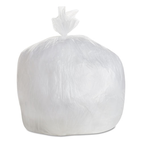 High Density Can Liners, 30 Gal, 8 Microns, 30" X 36", Natural, 500-carton