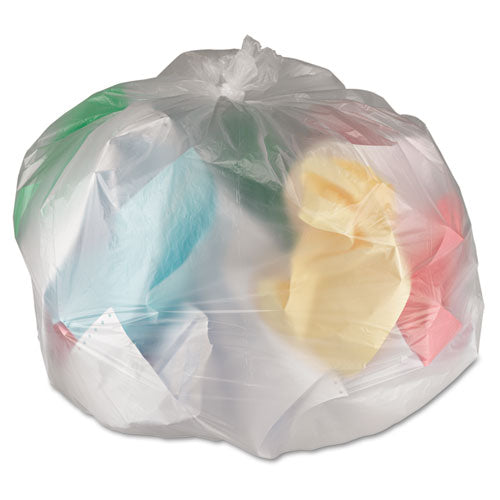 High-density Can Liners, 33 Gal, 9 Microns, 33" X 39", Natural, 500-carton