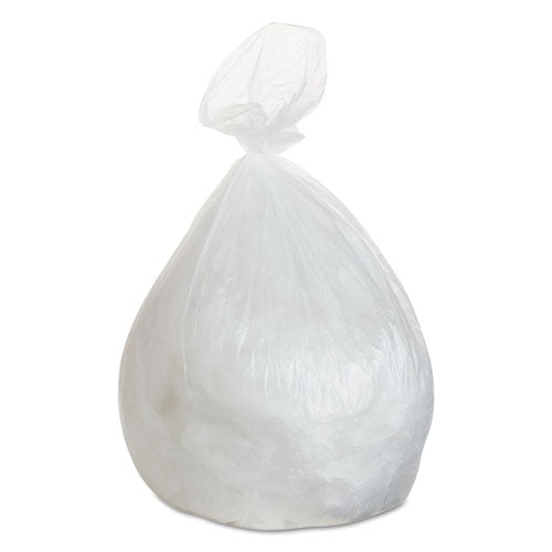 High Density Can Liners, 56 Gal, 13 Microns, 43" X 46", Natural, 200-carton
