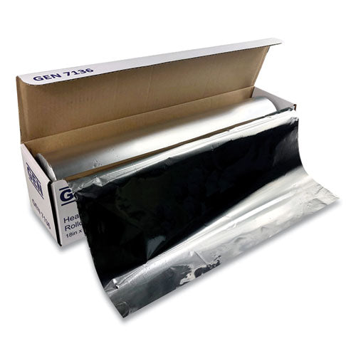 Heavy-duty Aluminum Foil Roll, 18" X 1,000 Ft