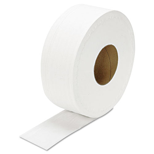 Jrt Jumbo Bath Tissue, Septic Safe, 2-ply, White, 3.3" X 1000 Ft, 12-carton