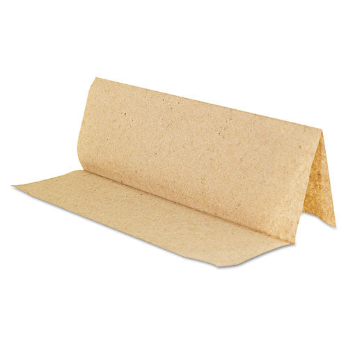 Multi-fold Paper Towels, 1-ply, Kraft, 334 Towels-pack, 12 Packs-carton