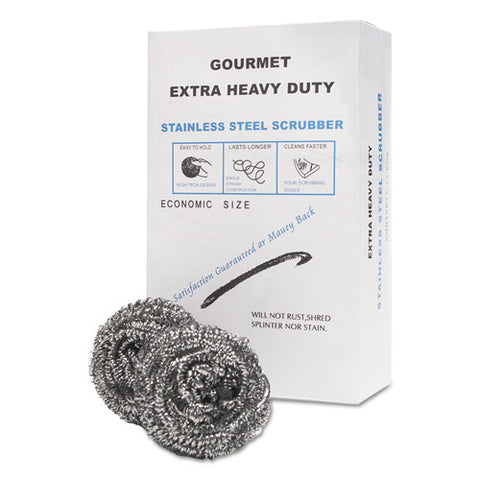 Stainless Steel Scrubber, 12-box, 6 Boxes-carton