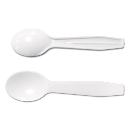 Medium-weight Cutlery, Taster Spoon, White, 3", 3000-carton