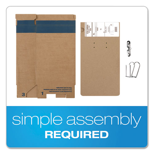 Columbia Recycled Binding Cases, 2 Rings, 2.5" Capacity, 11 X 8.5, Kraft