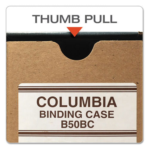 Columbia Recycled Binding Cases, 2 Rings, 2.5" Capacity, 11 X 8.5, Kraft