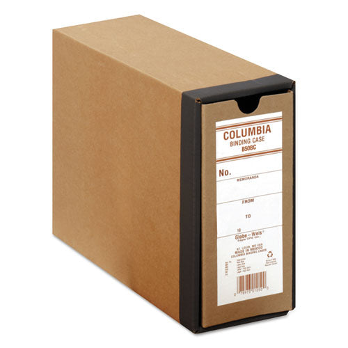 Columbia Recycled Binding Cases, 2 Rings, 2.5" Capacity, 11 X 8.5, Kraft