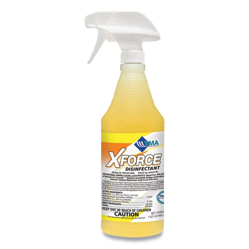 X-force Disinfectant, 32 Oz Spray Bottle, 6-carton