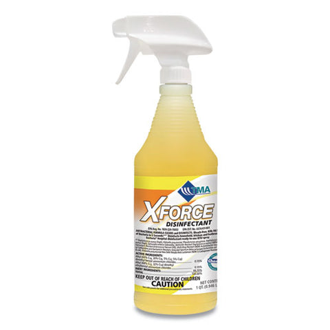 X-force Disinfectant, 32 Oz Spray Bottle, 6-carton