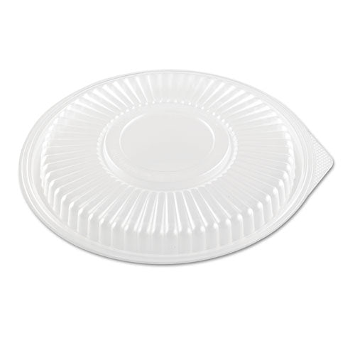 Microwave Safe Container Lid, Plastic, Fits 24-32 Oz, Rectangular, Clear, 75-bag