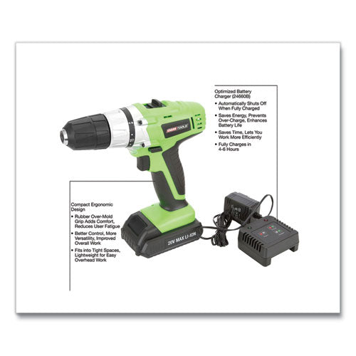 20v Max.li-ion 3-8 Inch Drive Cordless Drill