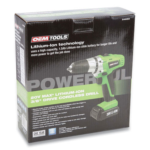 20v Max.li-ion 3-8 Inch Drive Cordless Drill