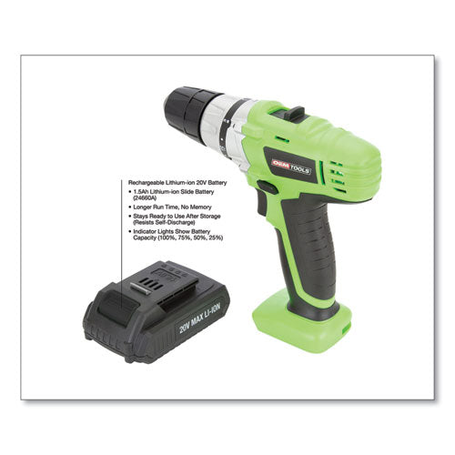 20v Max.li-ion 3-8 Inch Drive Cordless Drill