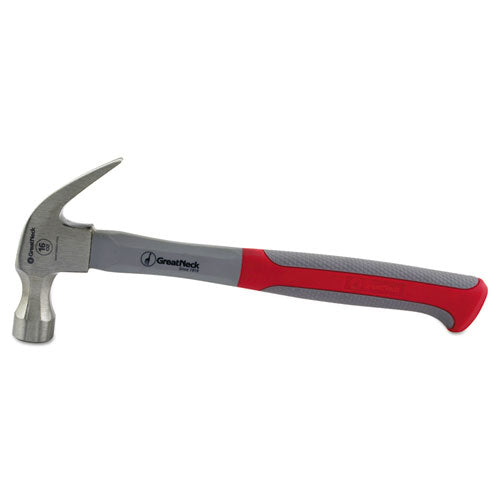 16oz Claw Hammer W-high-visibility Orange Fiberglass Handle