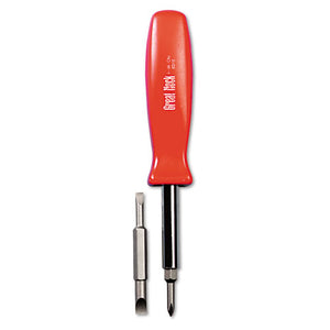 4 In-1 Screwdriver W-interchangeable Phillips-standard Bits, Assorted Colors