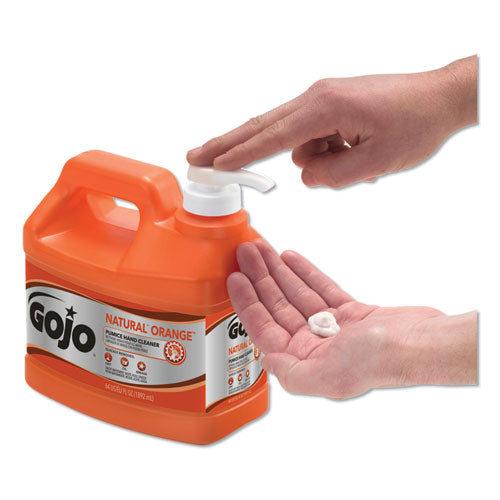 Natural Orange Pumice Hand Cleaner, Citrus, 0.5 Gal Pump Bottle, 4-carton
