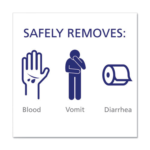 Body Fluid Spill Kit, 4.5" X 11.88" X 11.5", One Clamshell Case With 2 Single Use Refills-carton