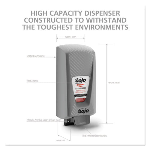 Pro 5000 Hand Soap Dispenser, 5000 Ml, 9.31" X 7.6" X 21.2", Gray