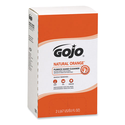 Natural Orange Pumice Hand Cleaner Refill, Citrus Scent, 5000 Ml, 2-carton