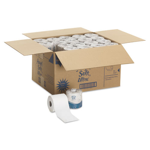 Angel Soft Ps Ultra 2-ply Premium Bathroom Tissue, Septic Safe, White, 400 Sheets Roll, 60-carton