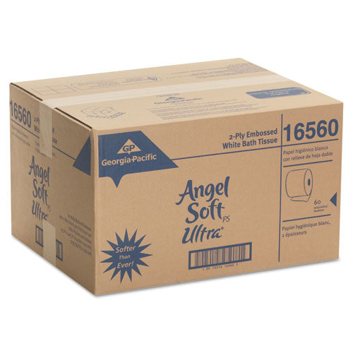 Angel Soft Ps Ultra 2-ply Premium Bathroom Tissue, Septic Safe, White, 400 Sheets Roll, 60-carton