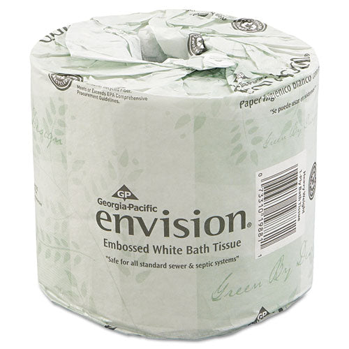 Bathroom Tissue, Septic Safe, 2-ply, White, 550 Sheets-roll, 80 Rolls-carton