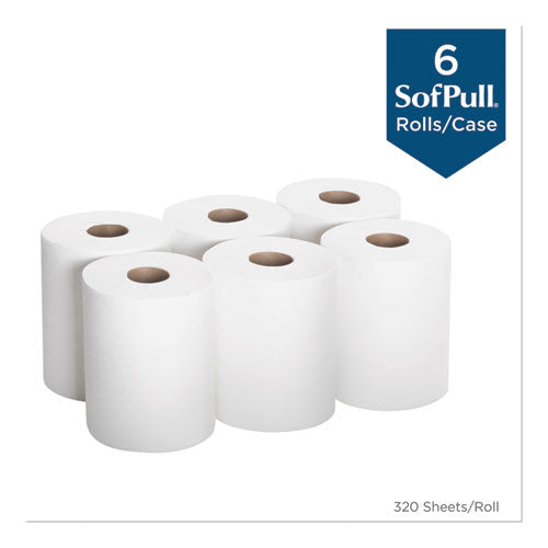 Sofpull Center-pull Perforated Paper Towels,7 4-5x15, White,320-roll,6 Rolls-ctn