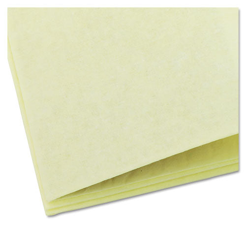 Dusting Cloths Quarterfold, 17 X 24, Yellow, 50-pack, 4 Packs-carton